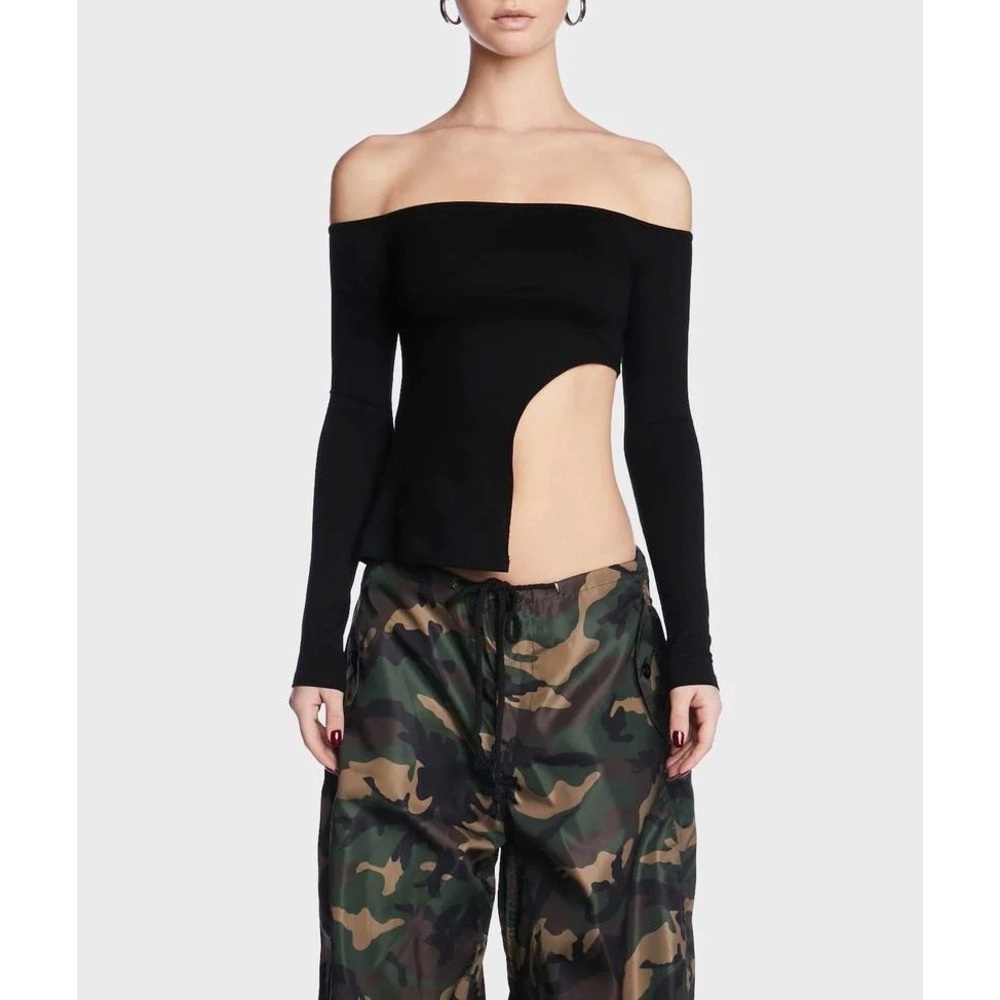 Helena Asymmetric Off The Shoulder Top